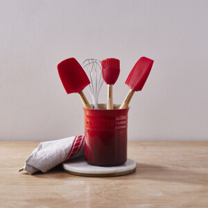 Le Creuset Cerise Stoneware Small Utensil Jar